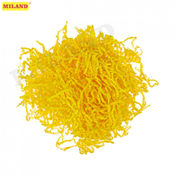 Бумажный наполнитель Интенсив желтый 100 г ширина 2 мм