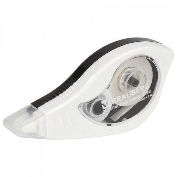 Корректируюшая лента Brauberg 5мм*8м.корпус белый с подкручиванием