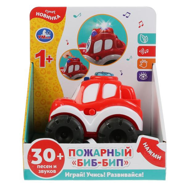 Музыкальная машинка пожарный "Бип-Бип", 5 песен, 5 стихов