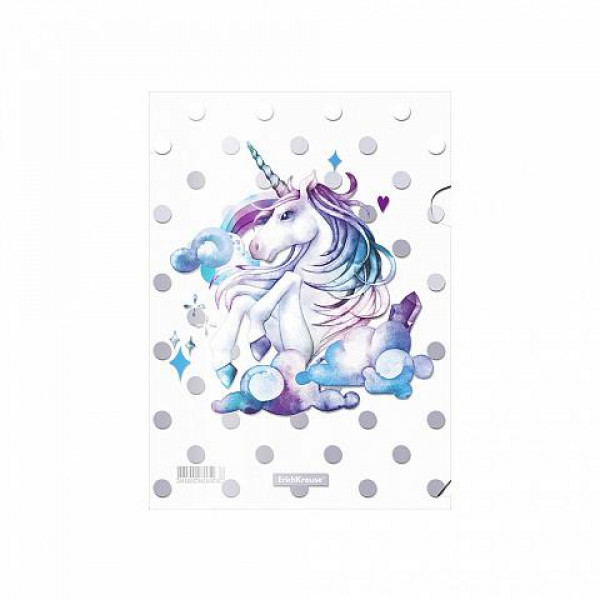 Папка-уголок Dream Unicorn А4 пластик