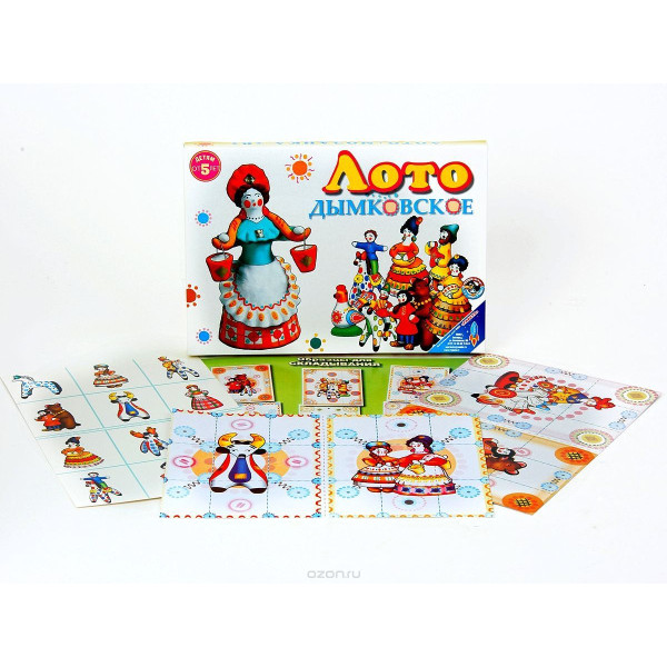 Лото+мозаика Дымковское 2 в 1
