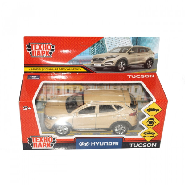 Машина мет HYUNDAI TUCSON беж. 12см