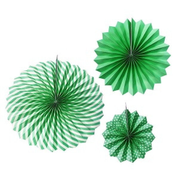 Набор бумажных фантов 20/30/40см Green 3шт