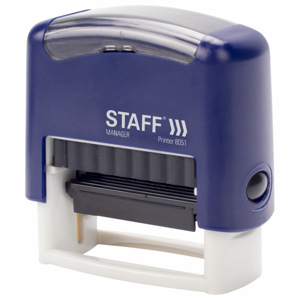 Штамп самонаборный  STAFF "Printer 8051" 3-х строчный 38*14мм