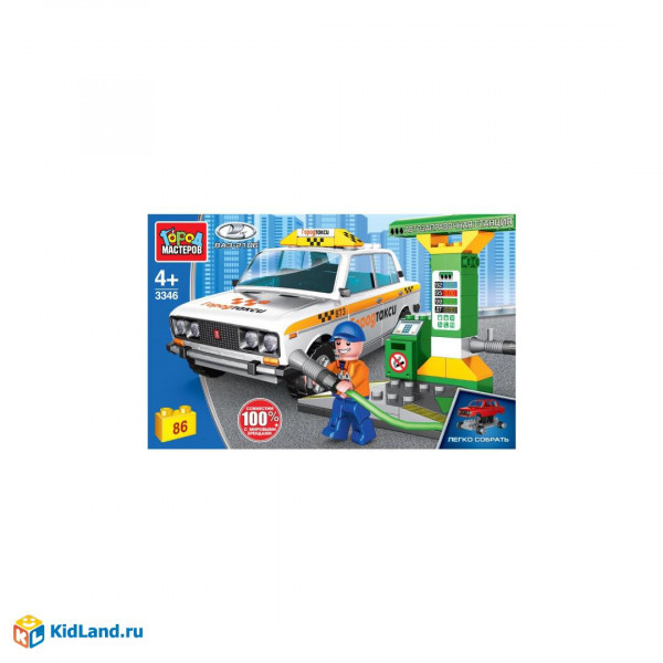 Конструктор LADA-2106 на заправочной станции 86 дет.