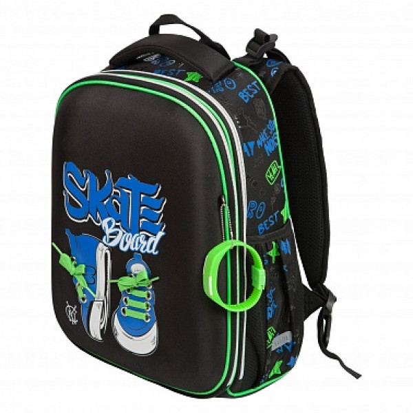 Рюкзак "deVENTE" Choice Skate Boots школьный жесткий 38*28*16 см, 1 отделение на молнии.
