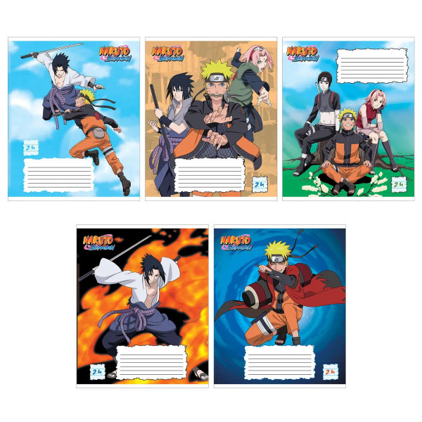 Тетради 24л. лин. Naruto