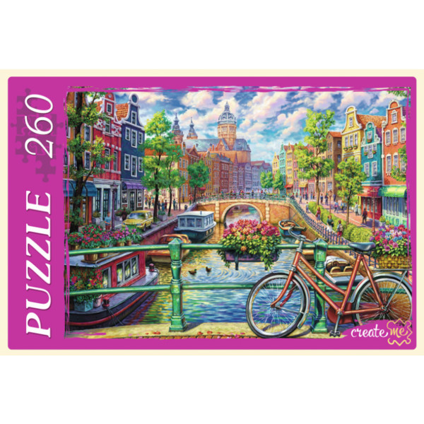 Пазлы 260 Канал в Амстердаме