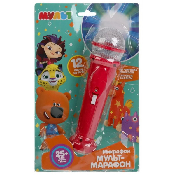 Микрофон мульт-марафон Мульт 25 песен.звуков.фраз.свет
