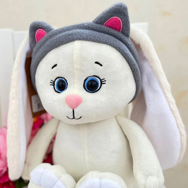 Мягкая игрушка Зайка Мия  в повязке 25 см