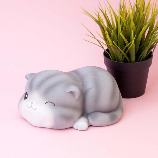 Копилка " Gray cat" winks