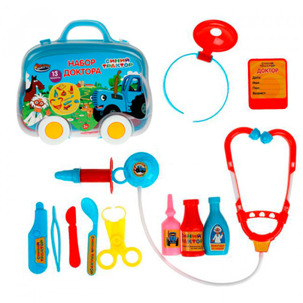 Набор Доктора Синий Трактор в чемодане 20*18.5*7