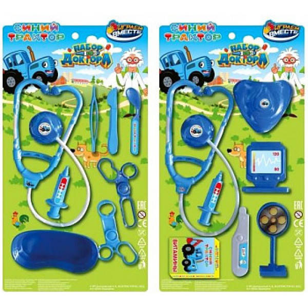 Набор Доктора Синий Трактор блистер 21*35*5