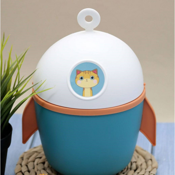 Ведро мусорное настольное "Rocket" green