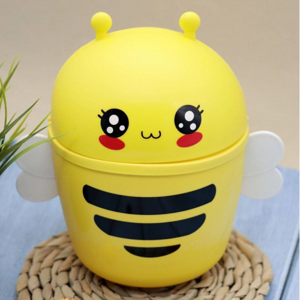 Ведро мусорное настольное "BZZ" yellow