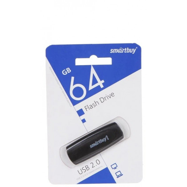 Флеш-память 64GB Smart Buy USB Drive черный