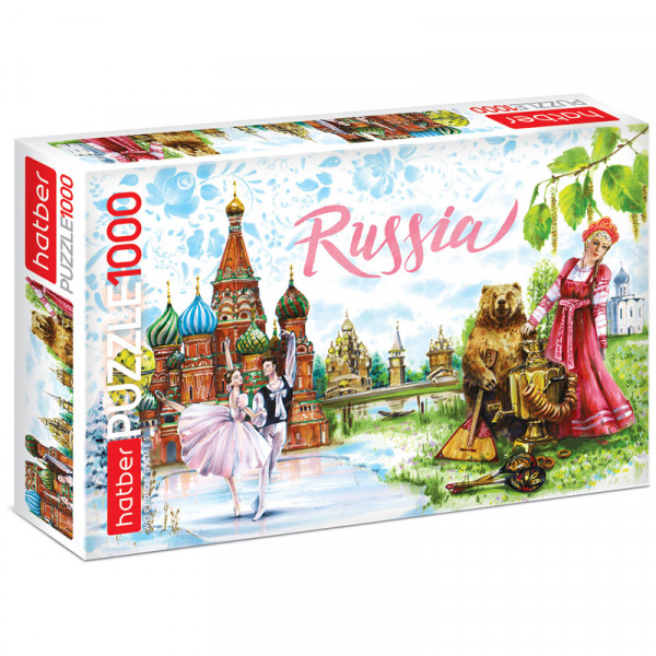 Пазлы 1000 Вокруг света-  Россия