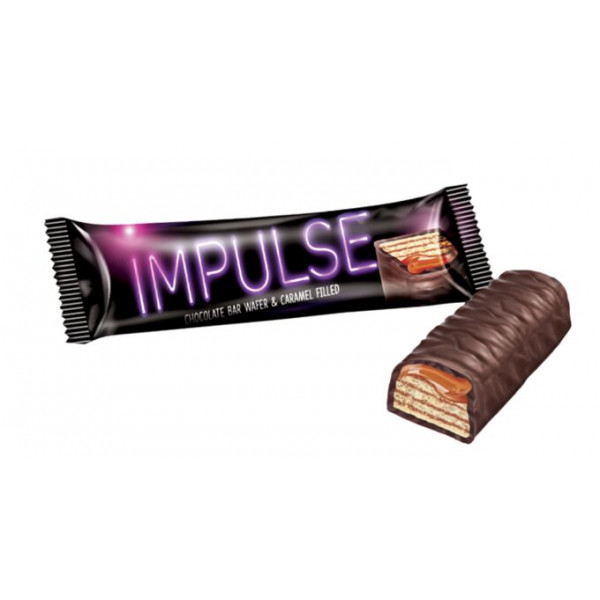 Вафли конфета Импульс 16г с мяг. карамел