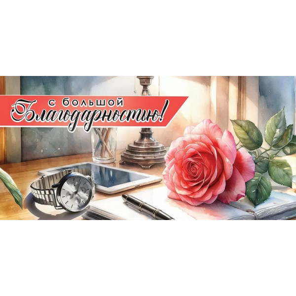 Конверт для денег "С большой благодарностью!"