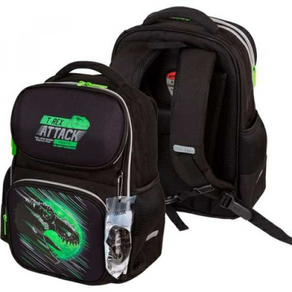 Ранец "DeVENTE. Smart. T-Rex" школьный жесткий 37*28*14 (14л) 800г