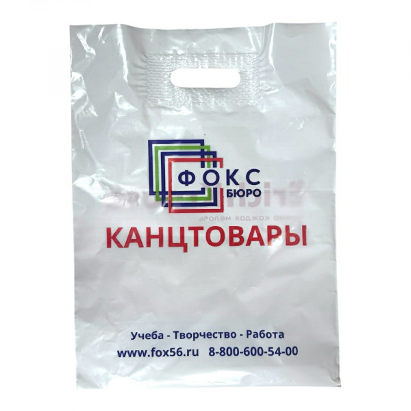 Пакет 30*40 белый "ФОКС"