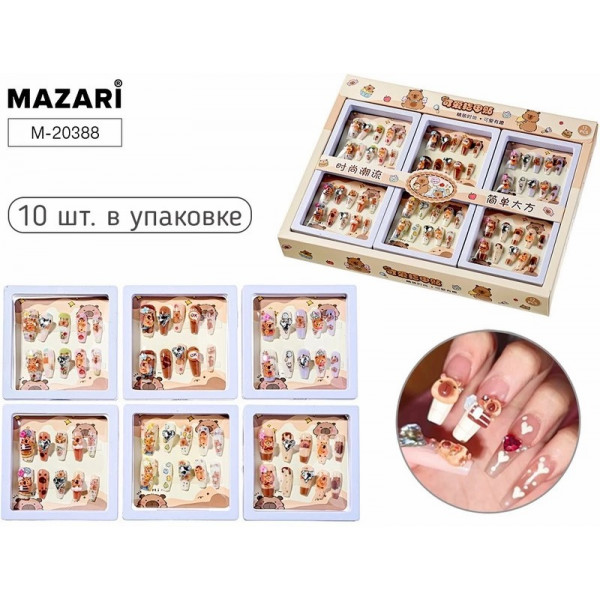 Ногти накладные, 10 шт., коробка
