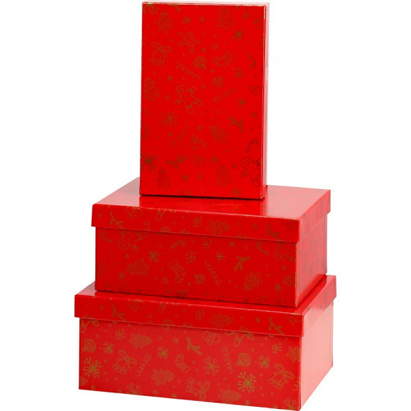 Коробка Новогодняя пора, прямоугольая маленькая