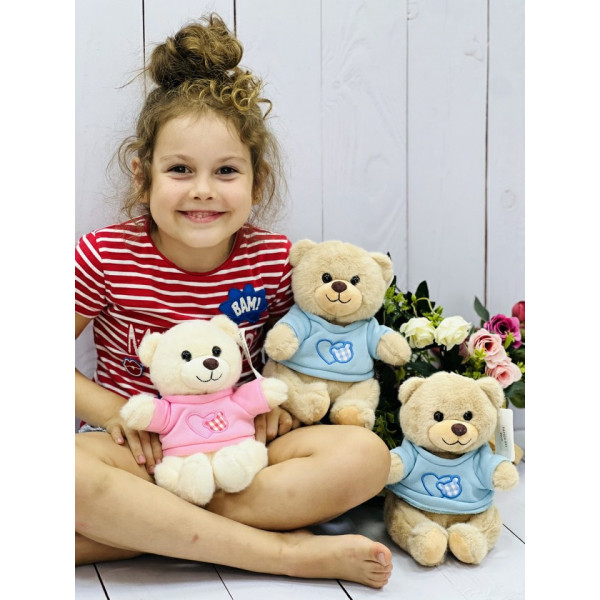 Мишка серенький 20см