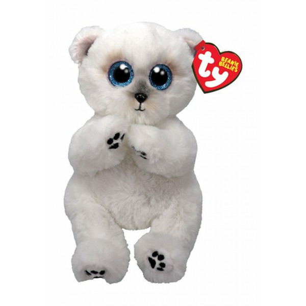 Мягкая игрушка Виззи белый мишка,15см