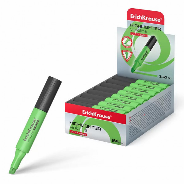 Текстмаркер Erich Krause Visioline V-17 Mini Neon зеленый
