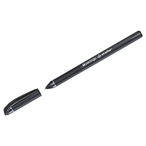 Ручка шариковая Berlingo "Stellar" черная 0,7мм