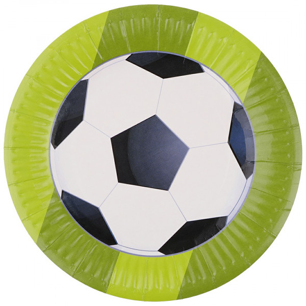 Тарелки (7/18см) Футбол, 6шт
