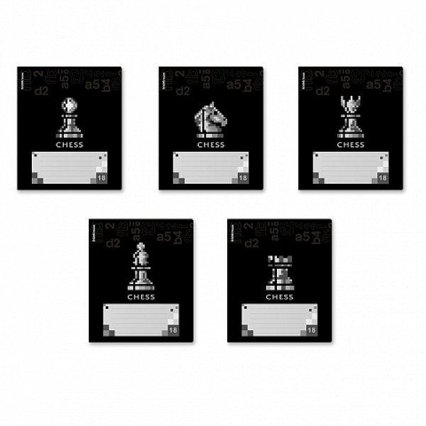 Тетрадь 18л. лин. "Chess Player"
