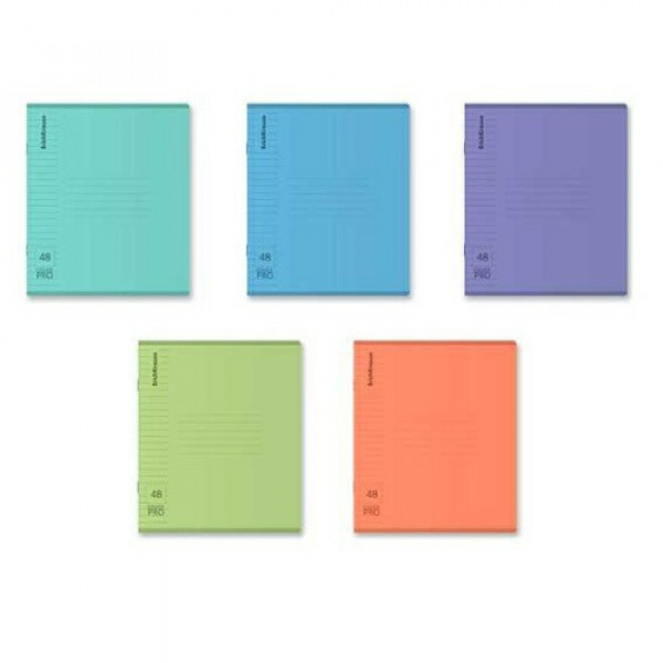 Тетрадь 48 л. лин. c пласт. обл. Классика CoverPro matt Pulse,