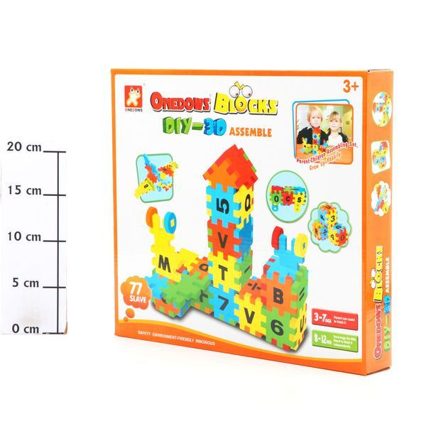 Конструктор мягкий 77дет.