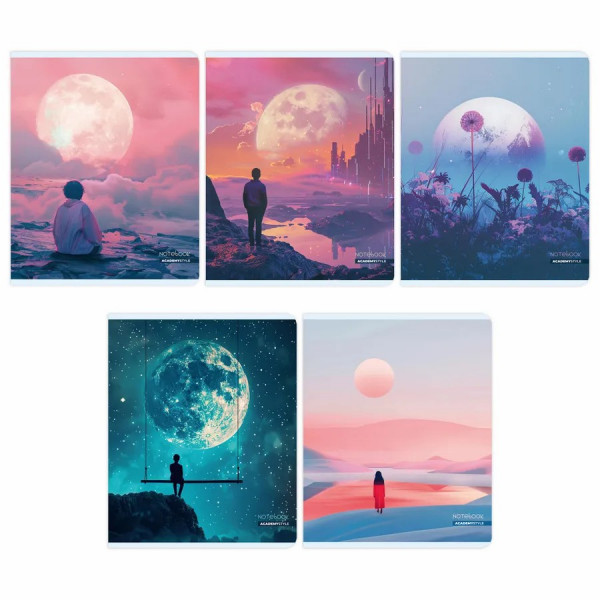 Тетрадь 96л кл. На заре, скрепка