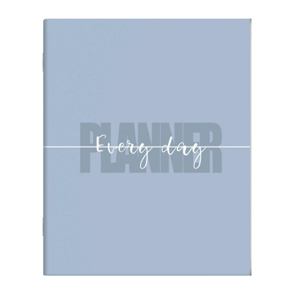 Планинг недатир. 64л. А5 голубой