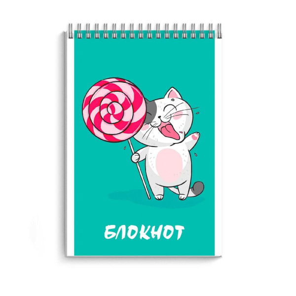 Блокнот А7 40л кл. Сладость, гребень