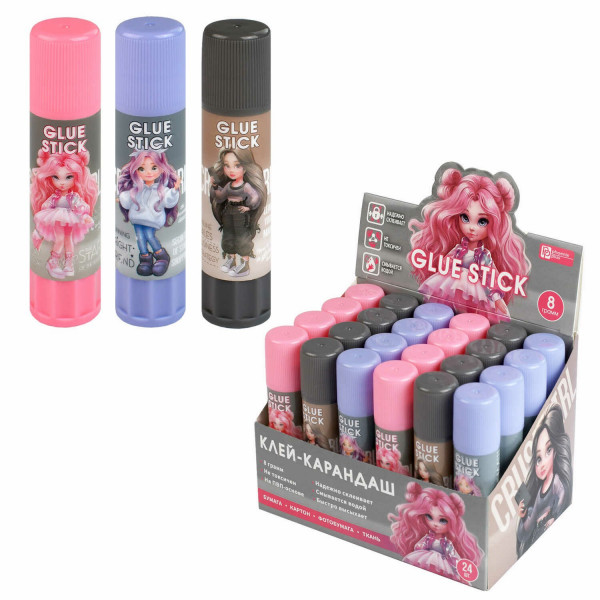 Клей-карандаш 8 г Фешн девочки