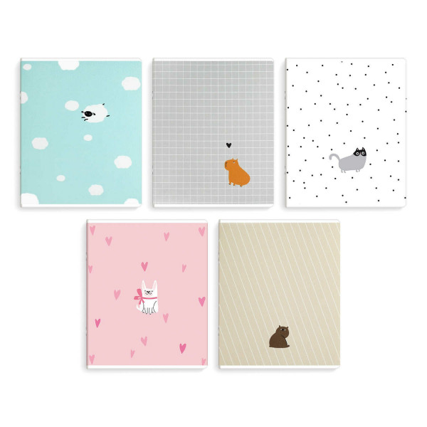 Тетрадь 48л. кл. Милые зверушки