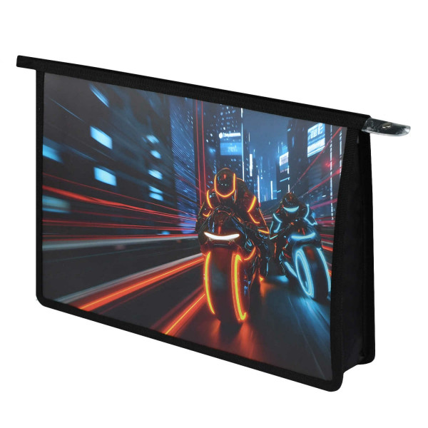 Папка д/шк. тетрадей А4 Ночные мотоциклисты, пластик