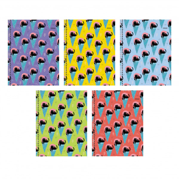 Тетрадь 48л. кл. Сладкая парочка, гребень