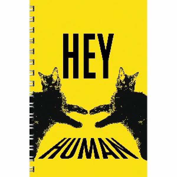 Тетрадь 80л.кл. А4 Hey human, евроспираль