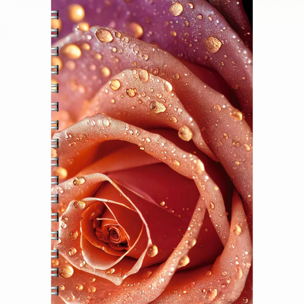 Тетрадь 96л. кл. А4 Роза, евроспираль