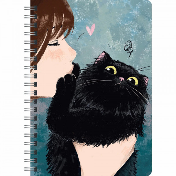 Тетрадь А4 96л.кл. Обнимашки, евроспираль