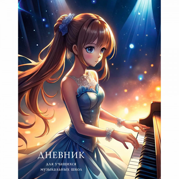 Дневник для муз. школы. Дизайн 3