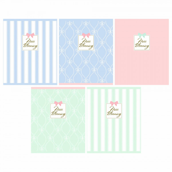 Тетрадь 48л. кл. Miss Blooming, скрепка