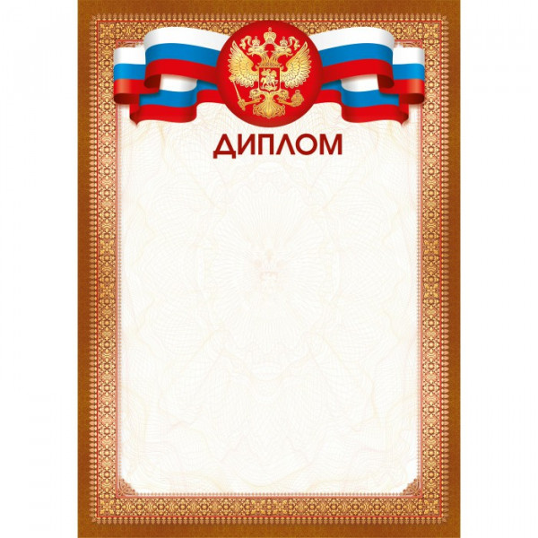 Диплом стандарт с госсимволикой