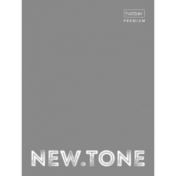 Тетрадь 80л. кл. А4 на 4х кольцах NEWtone Pastel Серый жемчуг