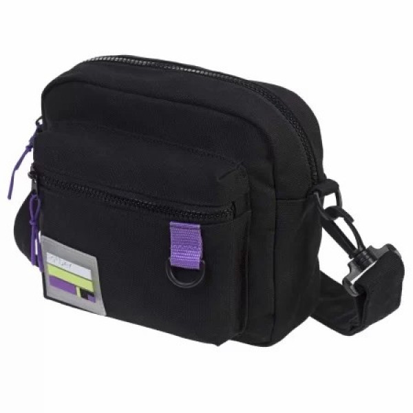 Сумка Hatber Casual 18*18*9см текстильная, 2 отделения Black